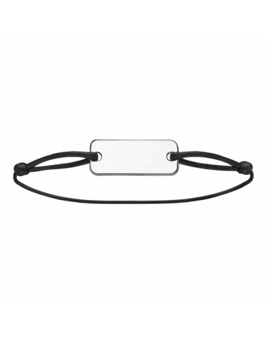 Bracelet cordon noir coulissant...