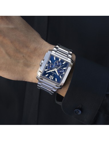 Montre festina, fond bleu, bracelet...