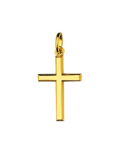 Croix en or 18k simple